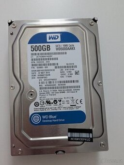 WD 500GB 3,5" Disk SATA