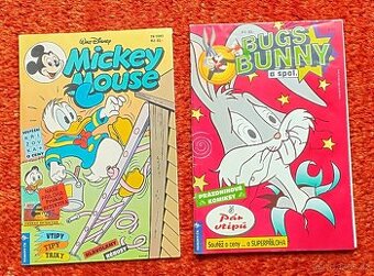 Časopis Mickey Mouse a Bugs Bunny