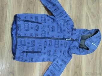Softshellová bunda dopravní motivy vel.116,Zn. H&M