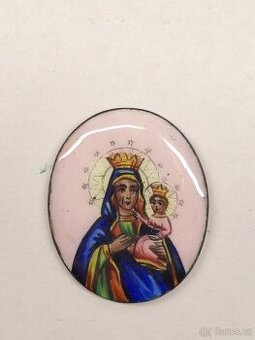 Madonka matka boska czestochovska smalt - 1