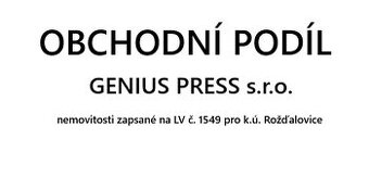 PRODEJ OBCH. PODÍLU VE VÝŠI 100% NA SPOL. GENIUS PRESS S.R.O - 1