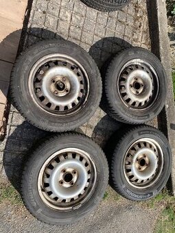2 x 4 disky Opel Astra G, kola Barum Polaris a Hanhook