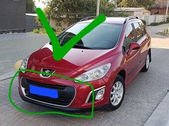 Koupím mřížku nárazníku na Peugeot 308 SW z let 2012–2014.