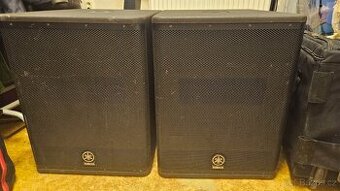 2x YAMAHA dxs 15 aktivní subwofer reprobox dřevo