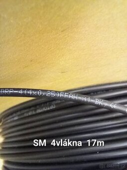 Optický kabelík 4 vl , SM , 17m - 1