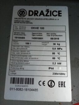 Bojler Dražice 100l - 1