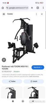 Posilovací věž Toorx MSX 90