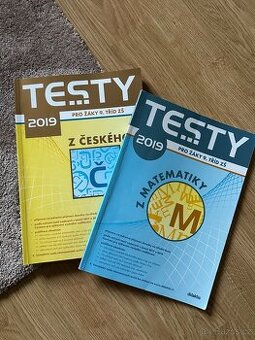 Testy Matematika, Český jazyk pro 9. ročníky základních škol