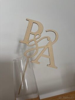 Zápich do svatebního dortu P&A