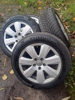 Alu kola 5x112 originál Audi 225/55 R16