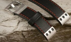Kožený řemínek č.105 k hodinkám s kovovými konci