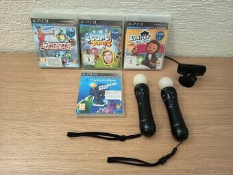 Pohybový set (PS Move) pro Ps3 - Top stav