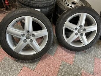 AUDI KOLA 5x112 7.5Jx17H2 VČETNĚ ZIMNÍCH PNEU 225/50R17 H XL
