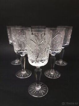 Broušené sklenice 2x sety