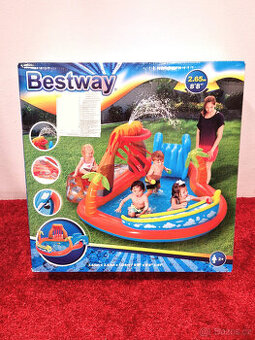 Dětský bazén hrací centrum se skluzavkou sopka Bestway