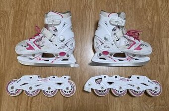 Roztahovací dětské brusle Tempish 2v1 vel. 33-36