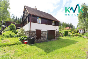 Prodej  zděné chaty 3+1 se zahradou, pozemek 400 m², Jindřic