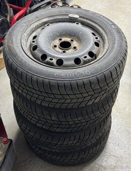 Zimní kola 185/60 R15 – 5×100, Barum Polaris, plechové disky