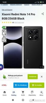 Xiaomi redmi 14 Pro a tablet T2