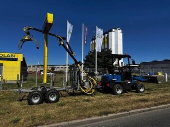 vyvážecí vlek, vlek na dřevo, vyvážečka, hydraulické rameno