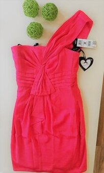 Luxusní růžové šaty Nové, PC 4800, vel XS/XXS, Vera mont