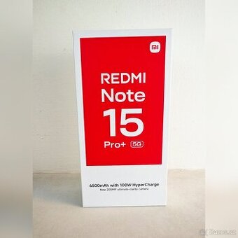 Xioami Redmi Note 15 Pro + 5G nerozbaeno, záruka 2/2028