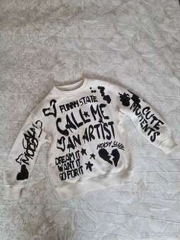 Zara mikina grafiti 130