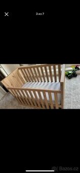 dětská postýlka s matrací