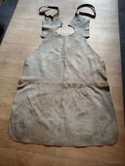 Kožená pracovní, svářecí zástěra