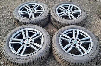 Zimní Alu kola BMW 5, G30, Bridgetone 225/55R17, 8mm