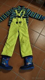 Dětský zimní set - bunda, kalhoty, sněhule - 1