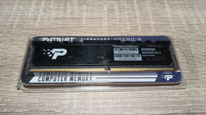 Pamět DDR4 8GB Patriot 8GB DDR4 2400MHz CL17