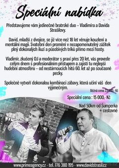 Dj - kouzelník - Oslava - Svatba - Firemní akce - Narozeniny