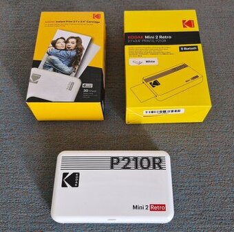 Kodak Printer Mini 2 Plus Retro bílá