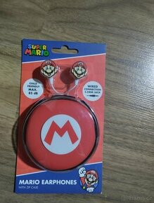 Nová kabelová sluchátka super Mario - 1