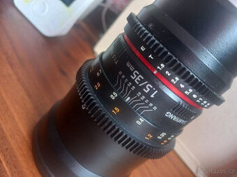 SAMYANG 35 mm T1,5 VDSLR MK2 pro Sony E - 1