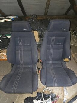 Golf 2 - Recaro modrý interiér