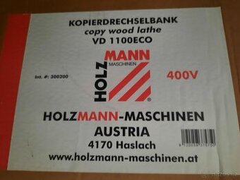 Kopírovací soustruh na dřevo VD1100ECO Holzmann 400V