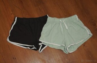 Dívčí kraťasy H&M - sada - vel. 140