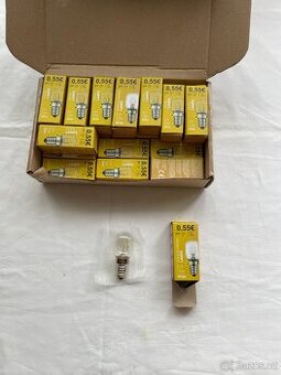 Prodám nové žárovky E14 15W (do lednic/troub) – 20 ks