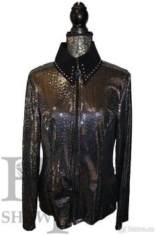 Westernová show halenka L - AB lesk