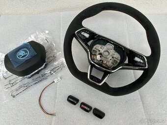 Volant zkoseny DSG VRS airbag skoda octavia IV vyhrievany