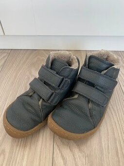 Zimní boty Froddo, Barefoot winter furry, dark blue, 28