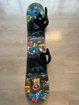 Prodám Burton snowboard 130 cm + vázání