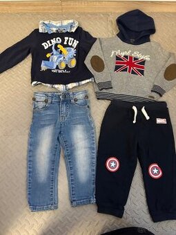 Obleceni pro  chlapce 86-92 rifle guess, teplaky Marvel