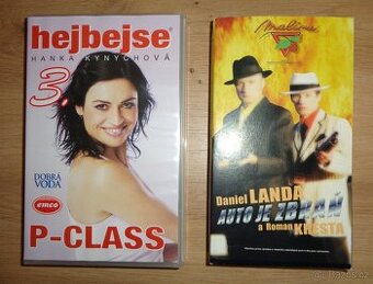 Video kazety VHS 2 ks