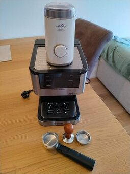 Pákový kávovar Rohnson R-98028 + mlýnek + tamper