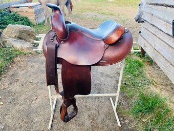 Westernové sedlo Textan