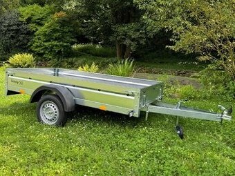 Sklopný přívěs 252x130 cm, 130 km/h, 750 kg, sklopné čelo