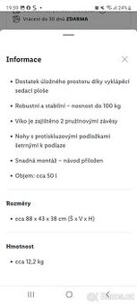 Truhla s úložným prostorem